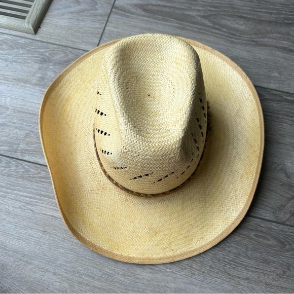 SMITHBILT Straw Woven Cowboy Hat Made in Canada - Picture 3 of 13